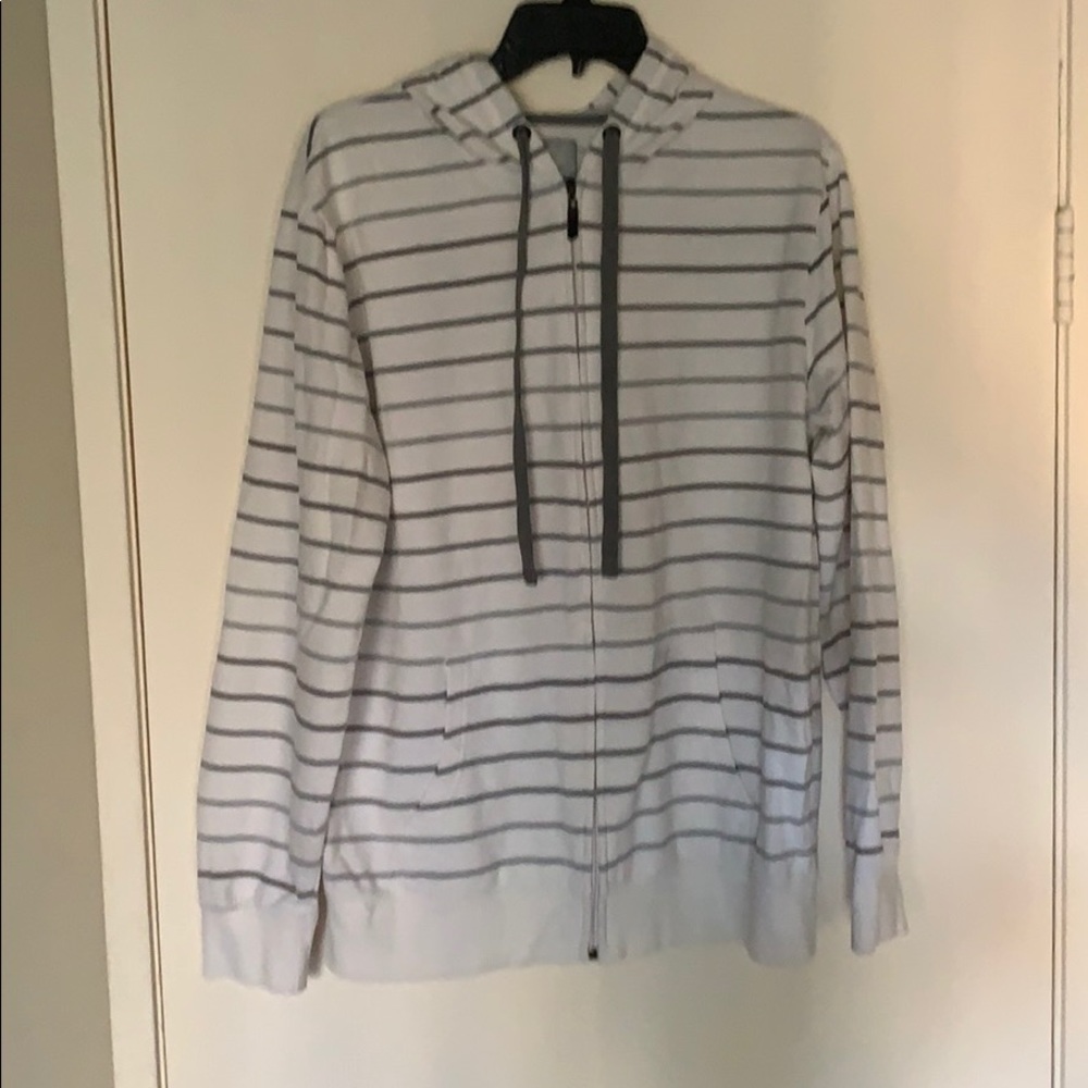 Striped Trinity Zip-Up